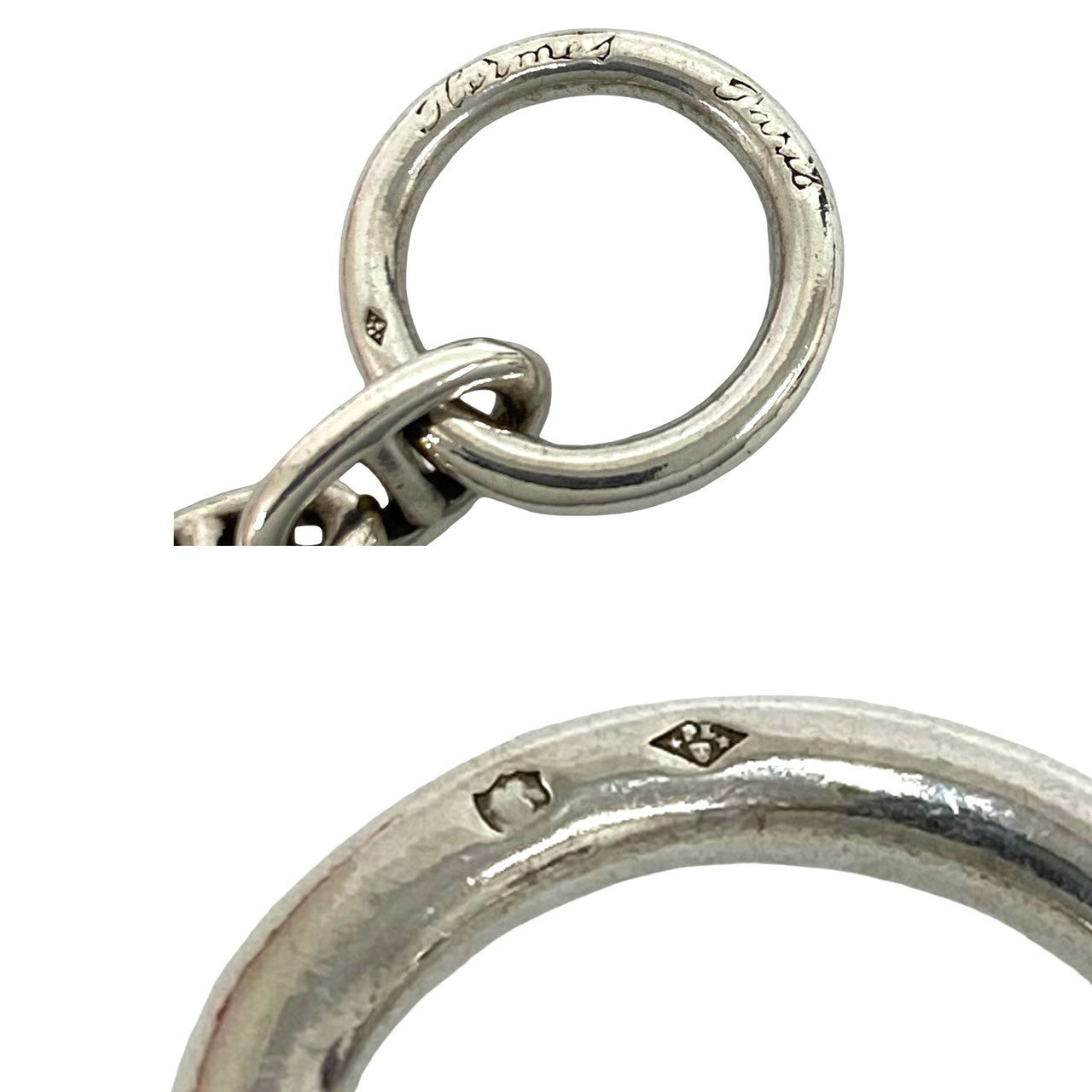 HERMES エルメス (Vintage) シェーヌダンクル PM 18コマ 筆記体 ブレスレット 3