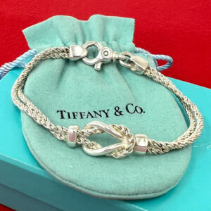 TIFFANY&Co. ティファニー (Vintage) ダブルロープ センターノット ブレスレット
