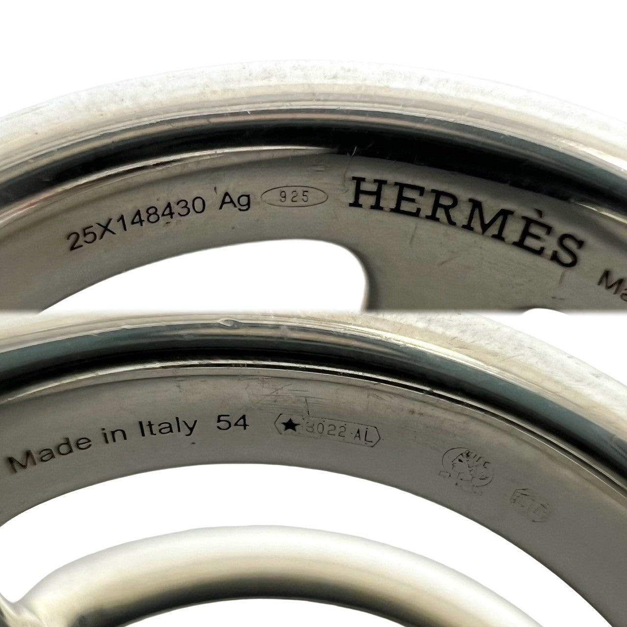 HERMES エルメス オスモズ PM リング 指輪 13号 表記サイズ #54 3