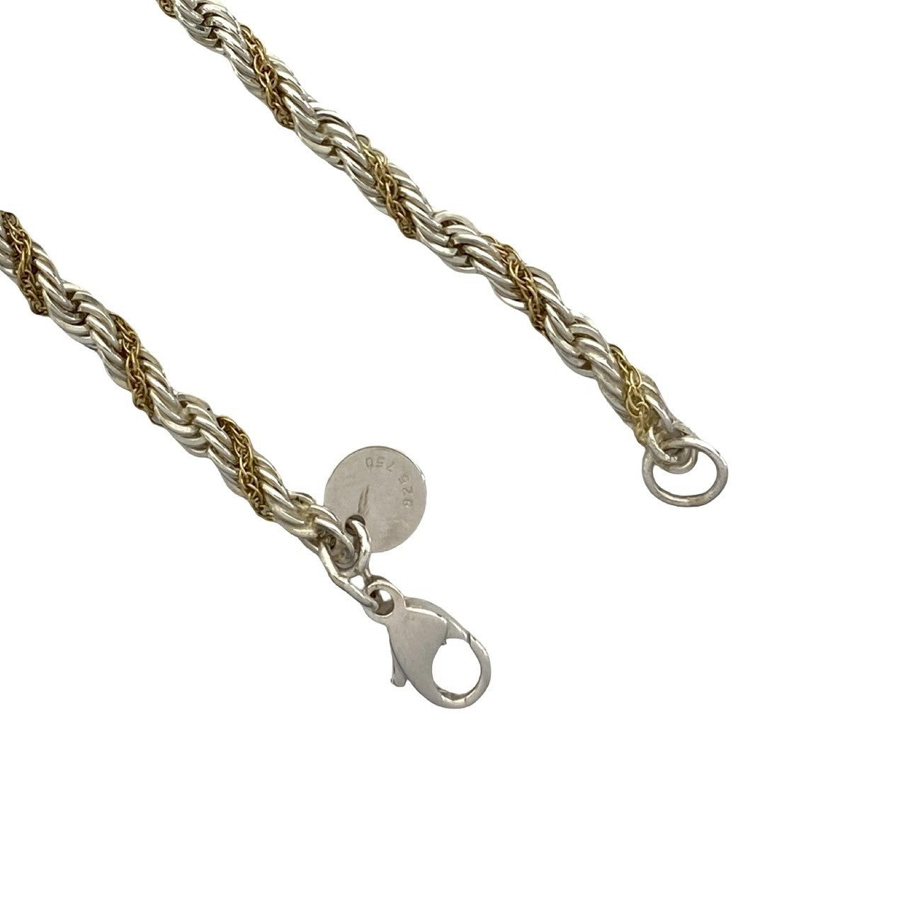 TIFFANY&Co. ティファニー ツイストロープ ブレスレット 925 K18 750 YG 3