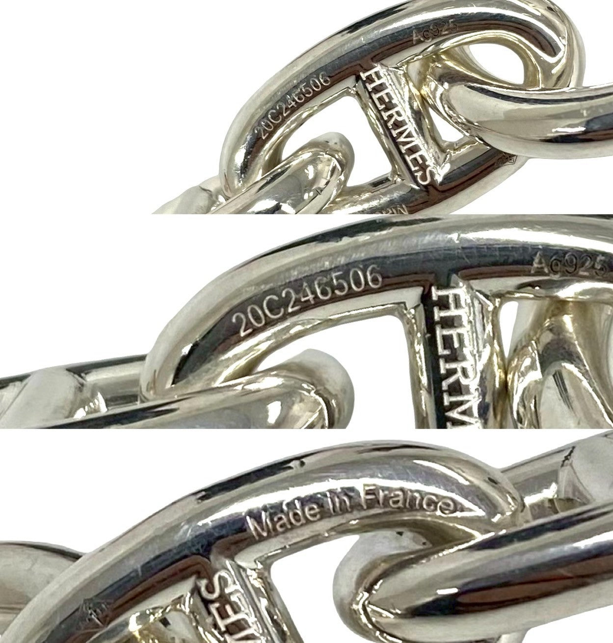 HERMES エルメス シェーヌダンクル GM 14コマ ブレスレット 3