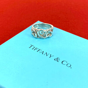 TIFFANY&Co. ティファニー (Vintage) トリプル ラビングハート リング 指輪