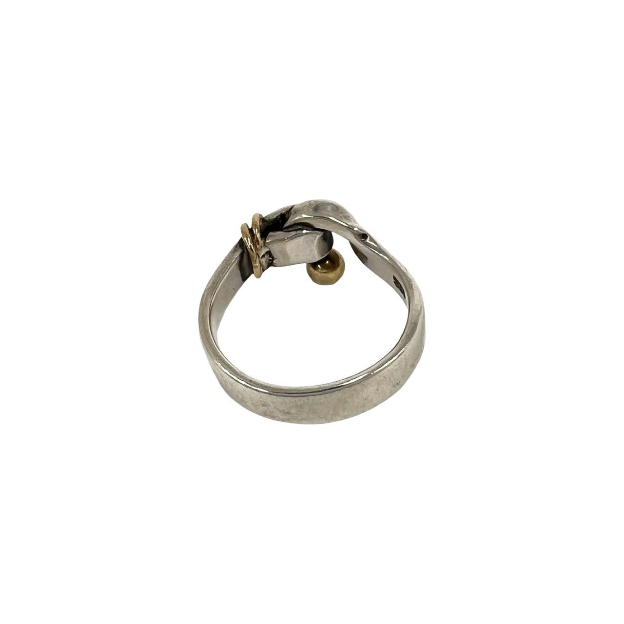 TIFFANY&Co. ティファニー (Vintage) フック&アイ ラブノット リング 指輪 12号 925 K18 750YG 6
