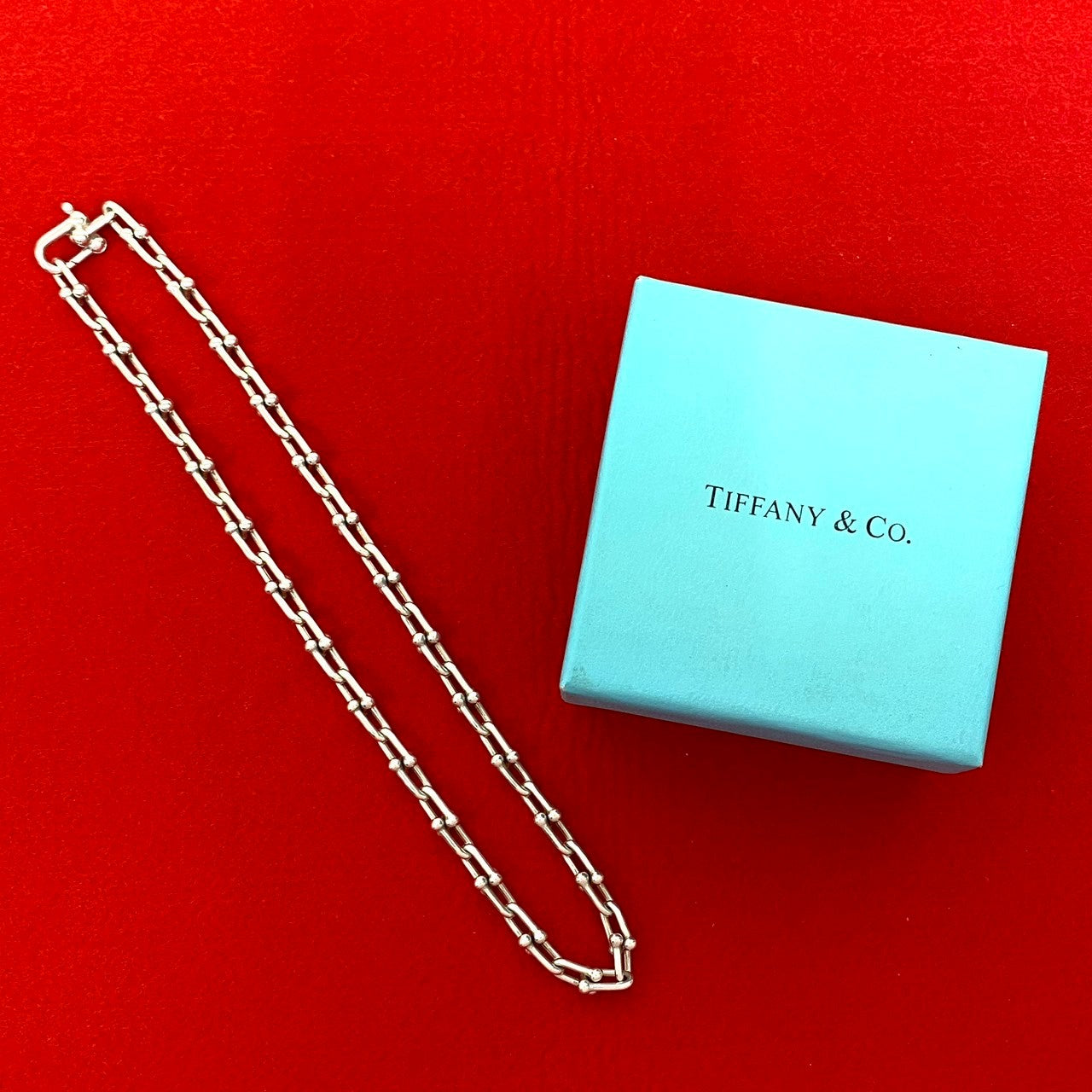 TIFFANY&Co. ティファニー ハードウェア スモールリンク ネックレス