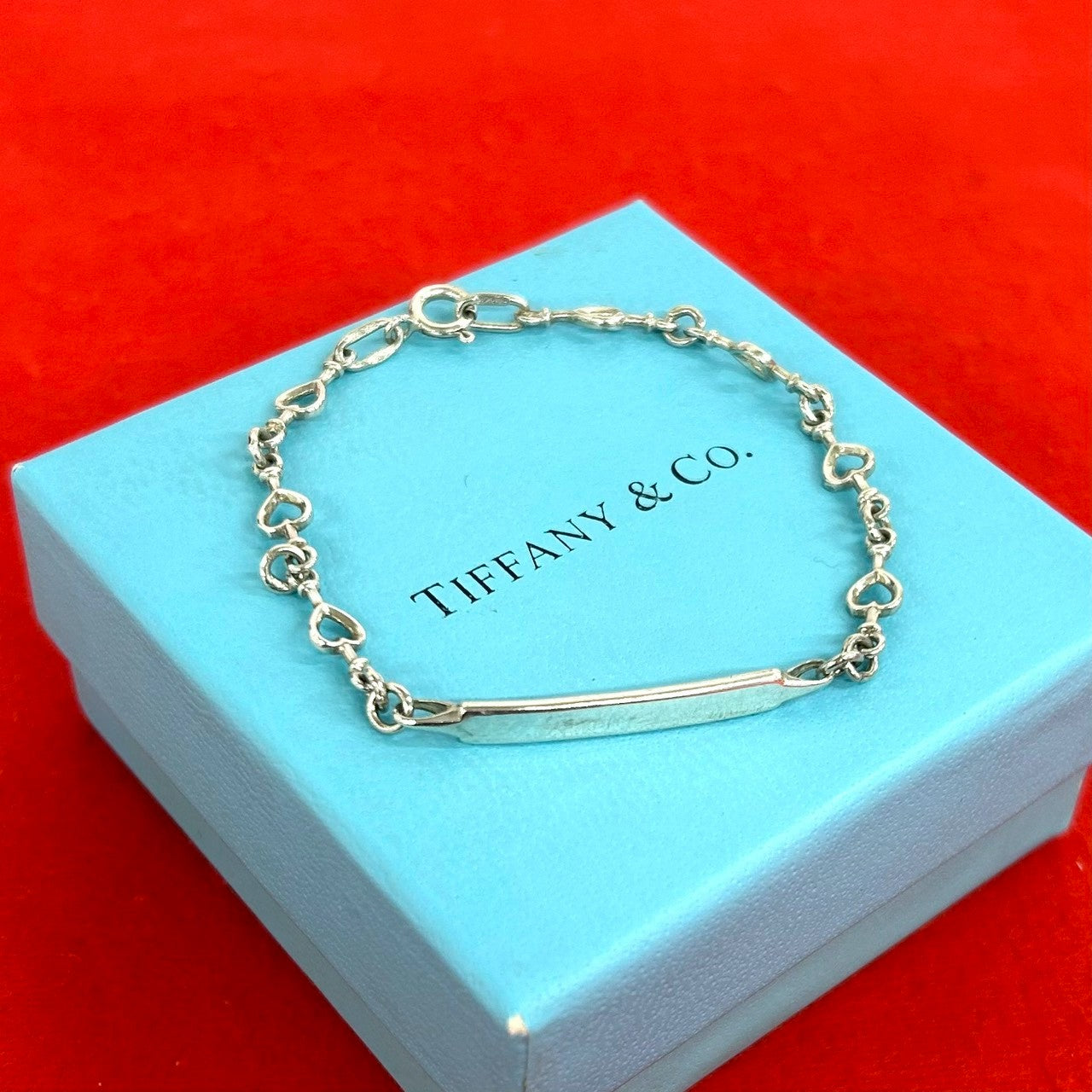 TIFFANY&Co. ティファニー (Vintage) ハートリンク ID ブレスレット