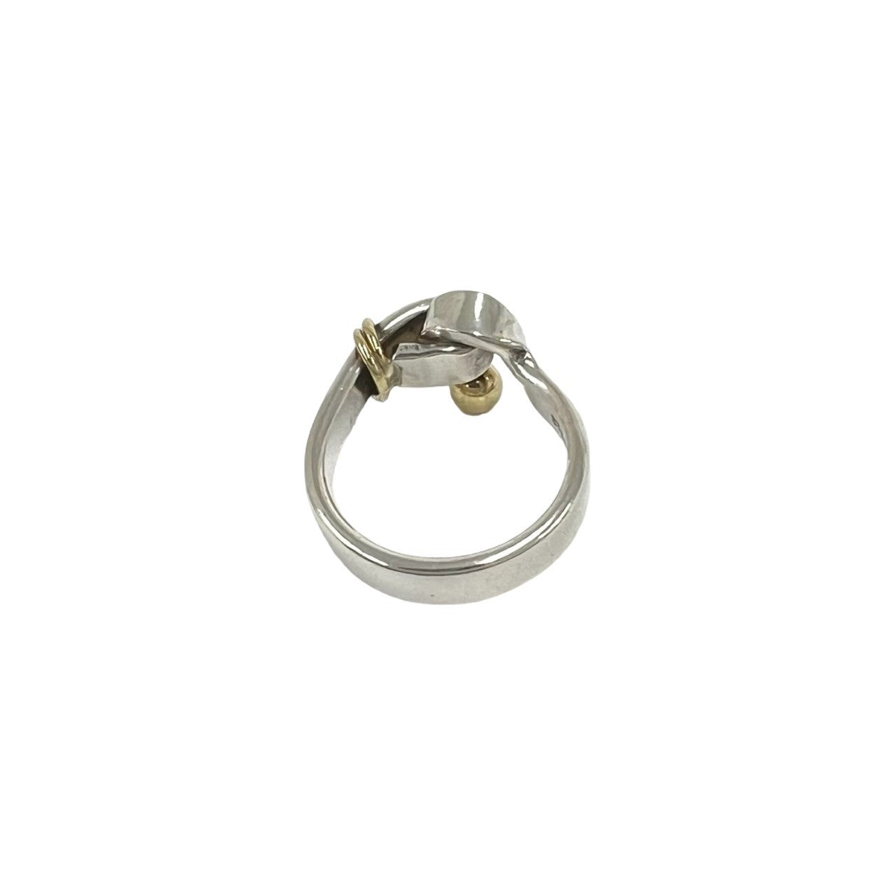TIFFANY&Co. ティファニー (Vintage) フックアンドアイ リング 指輪 9号 925 K18 750YG 6