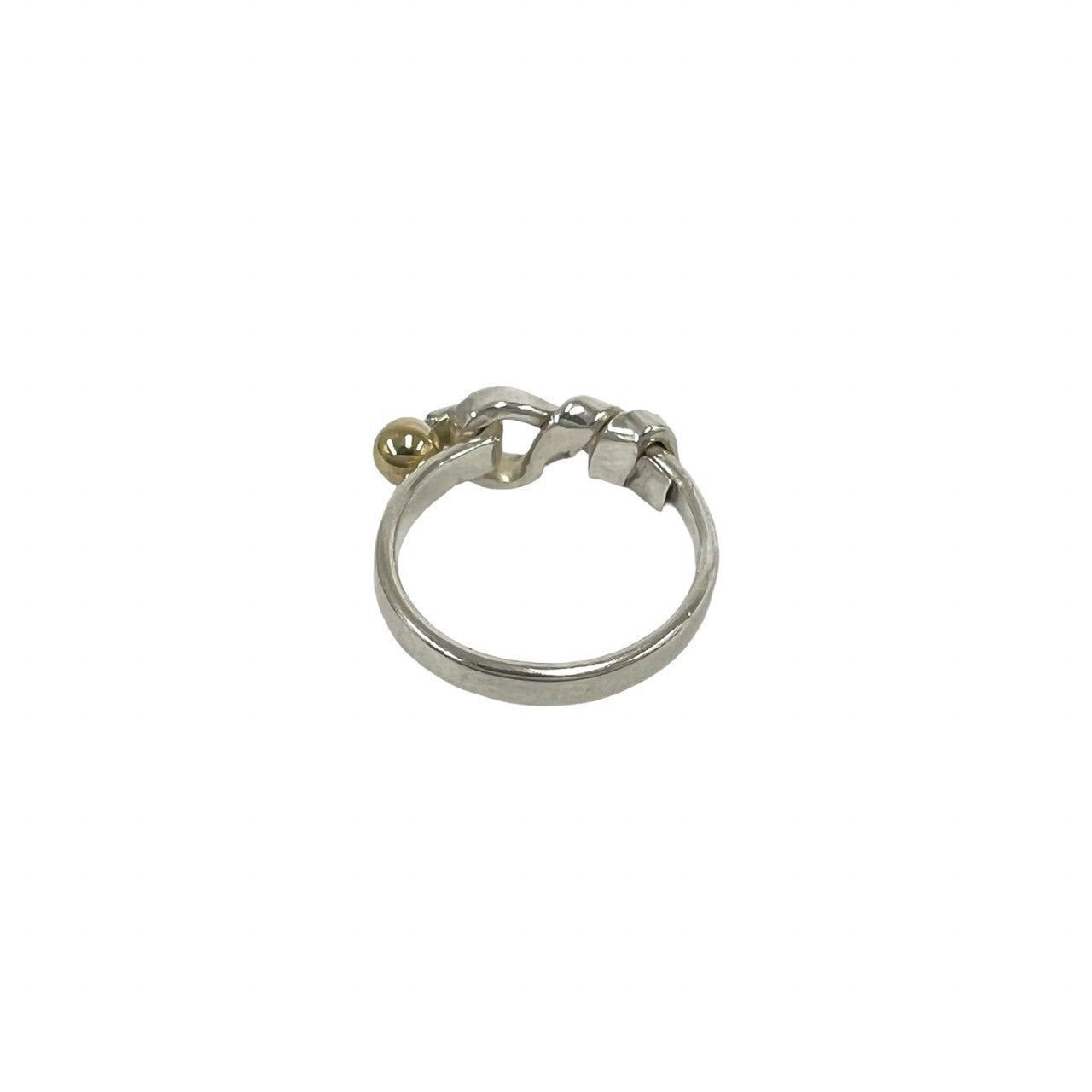 TIFFANY&Co. ティファニー (Vintage) フック&アイ リング 825 K18 750YG 指輪 8号 6