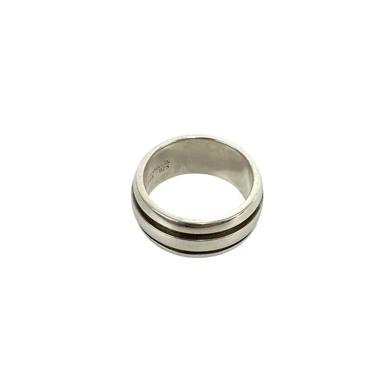 TIFFANY&Co. ティファニー (Vintage) グルーブド ダブルライン リング 指輪 6