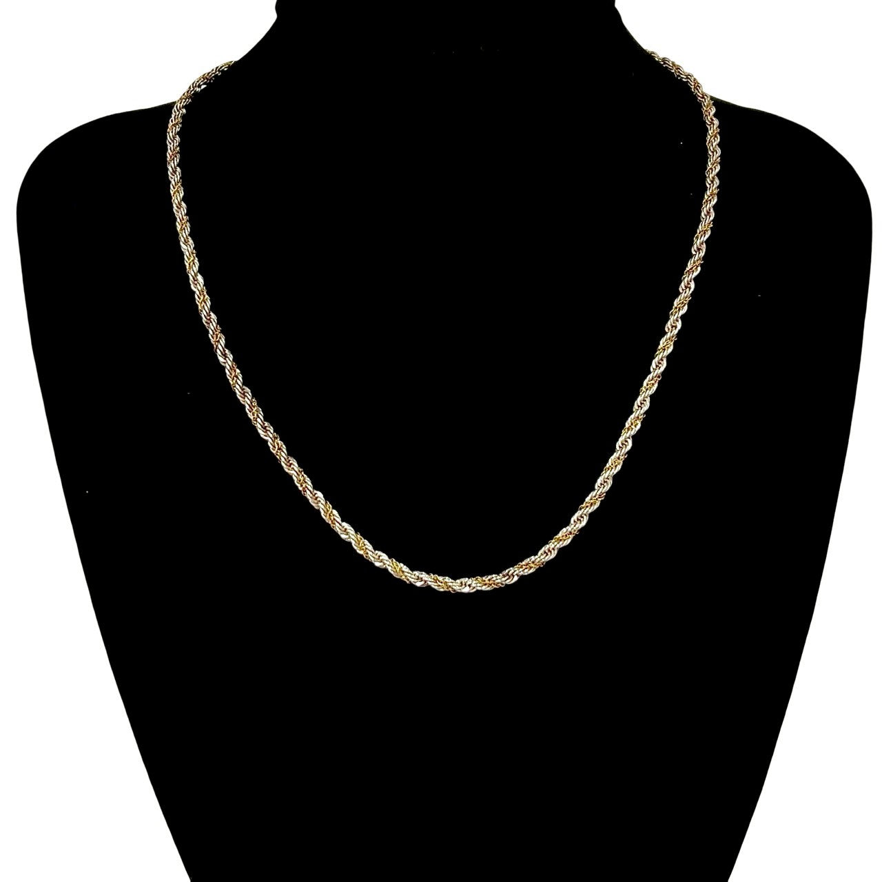TIFFANY&Co. ティファニー ツイスト ロープ チェーン 925 K18 750YG ネックレス 2