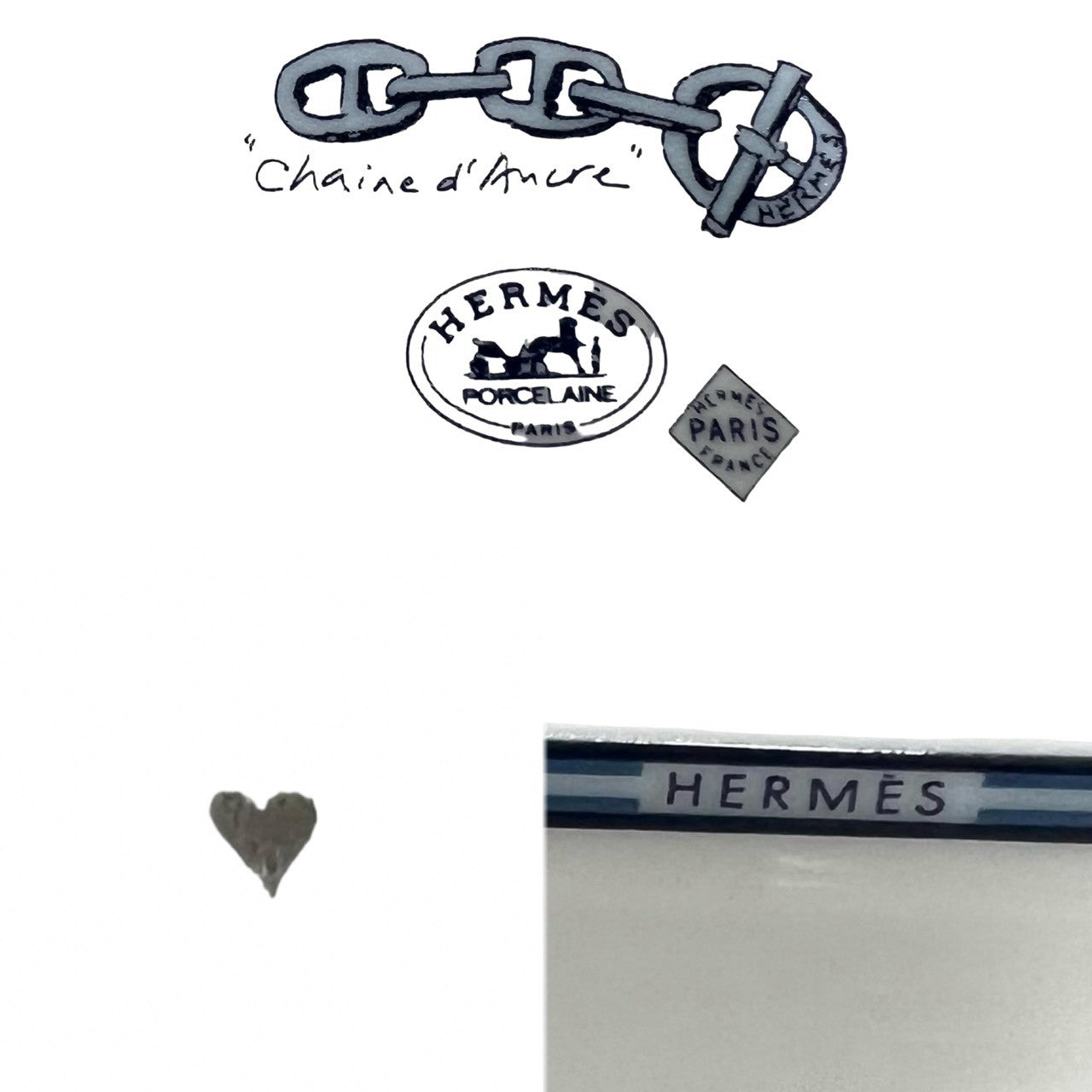HERMES エルメス シェーヌダンクル プレート 小物入れ 2