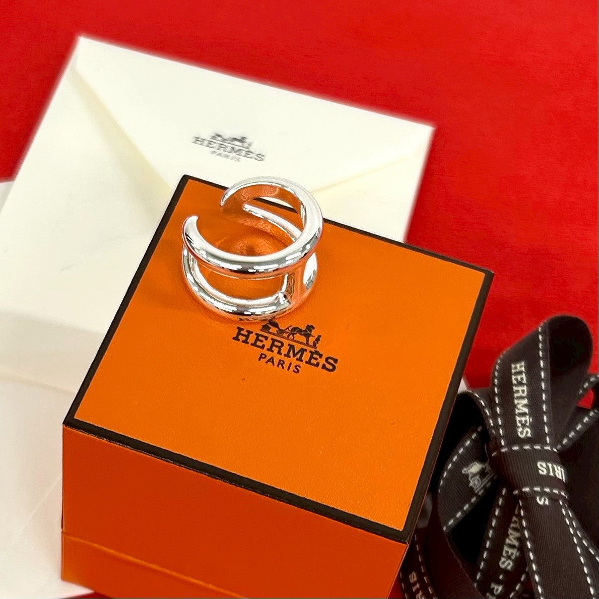 HERMES エルメス オスモズ GM リング 指輪