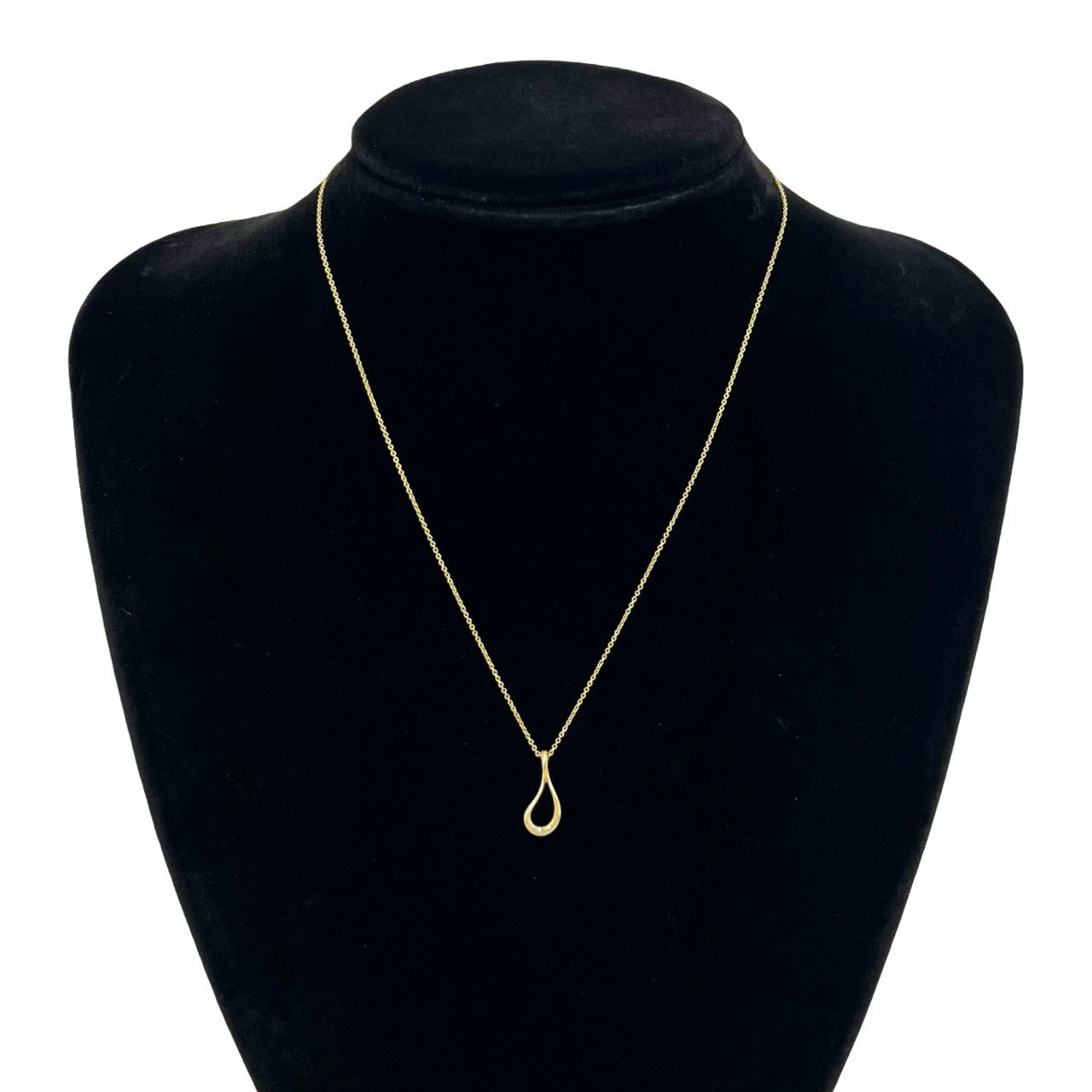 TIFFANY&Co. ティファニー (Vintage) オープンティアドロップ ネックレス K18 750 YG 2