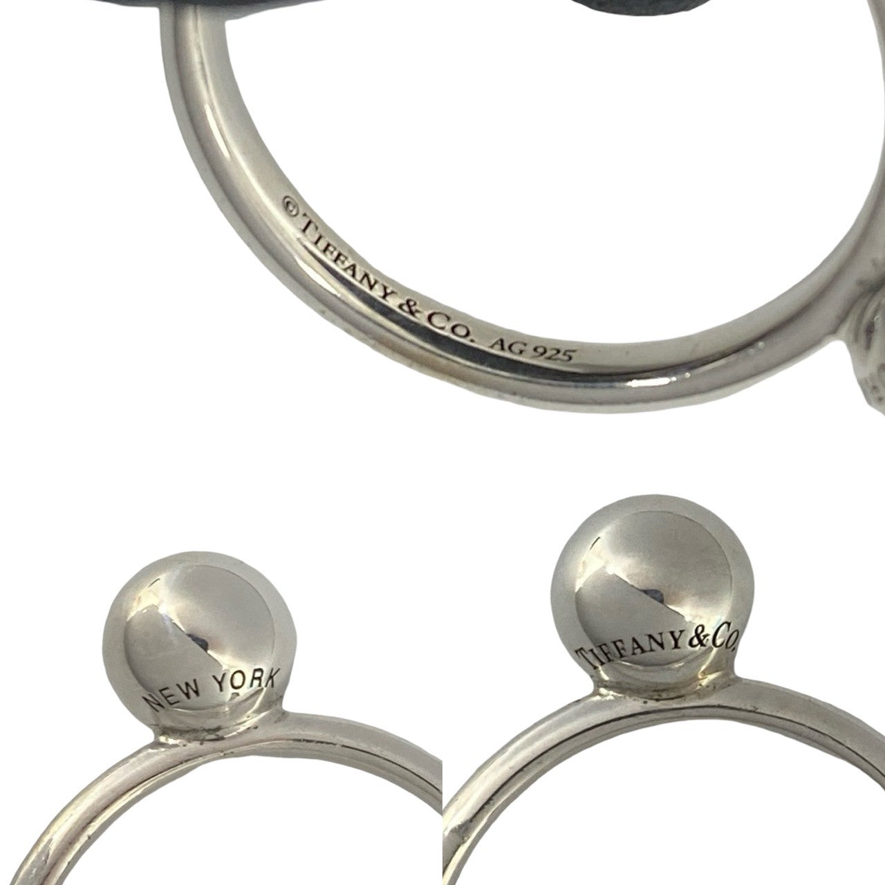 TIFFANY&Co. ティファニー ハードウェア ボールリング 指輪 3