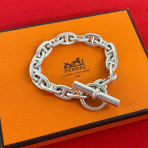 HERMES エルメス (Vintage) シェーヌダンクル MM 16コマ ブレスレット