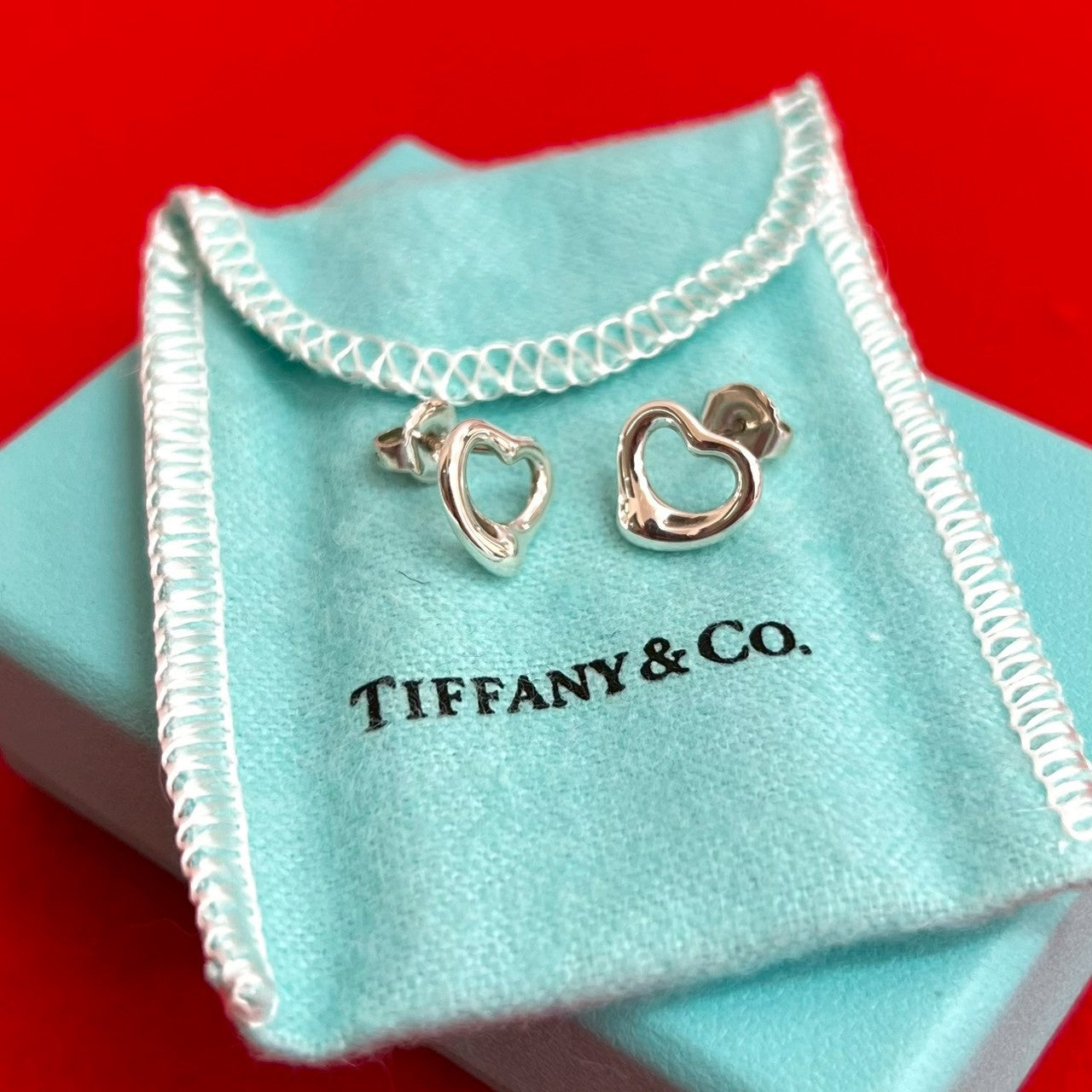TIFFANY&Co. ティファニー オープンハート ピアス