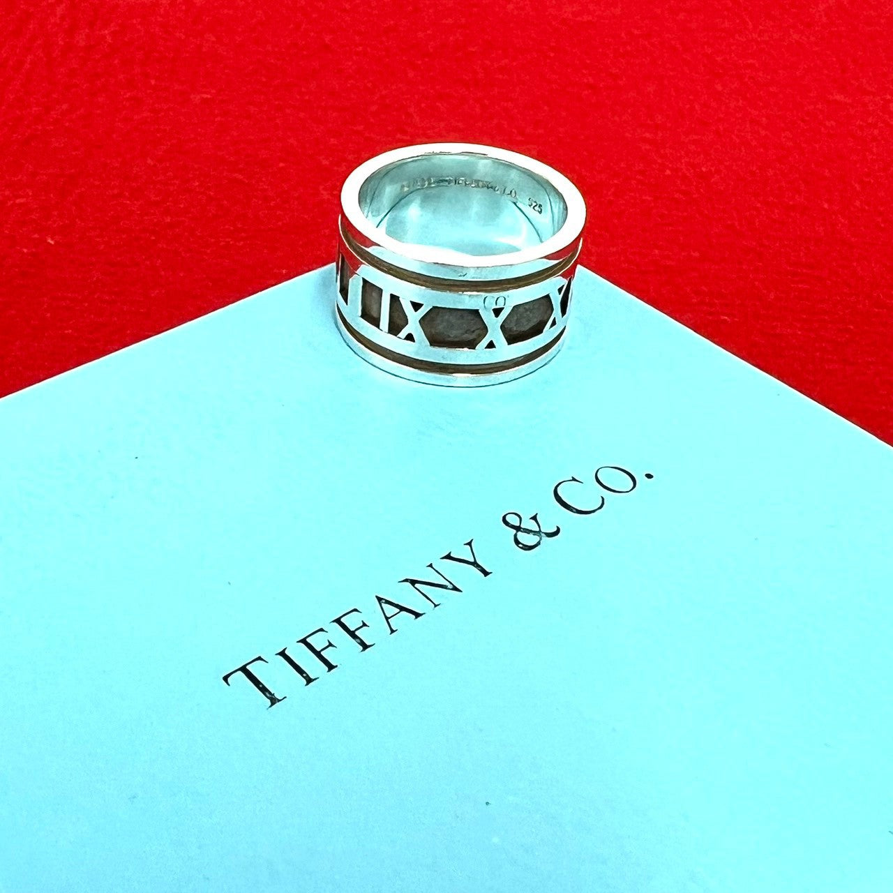 TIFFANY&Co. ティファニー (Vintage) アトラス ワイド リング 指輪 12号