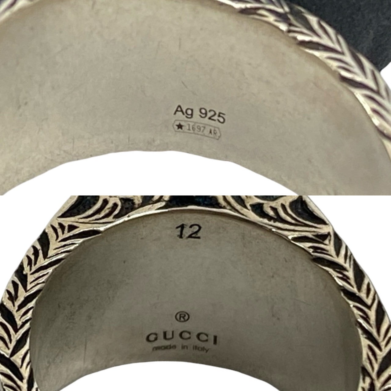 GUCCI グッチ アラベスク ハート リング 指輪 2