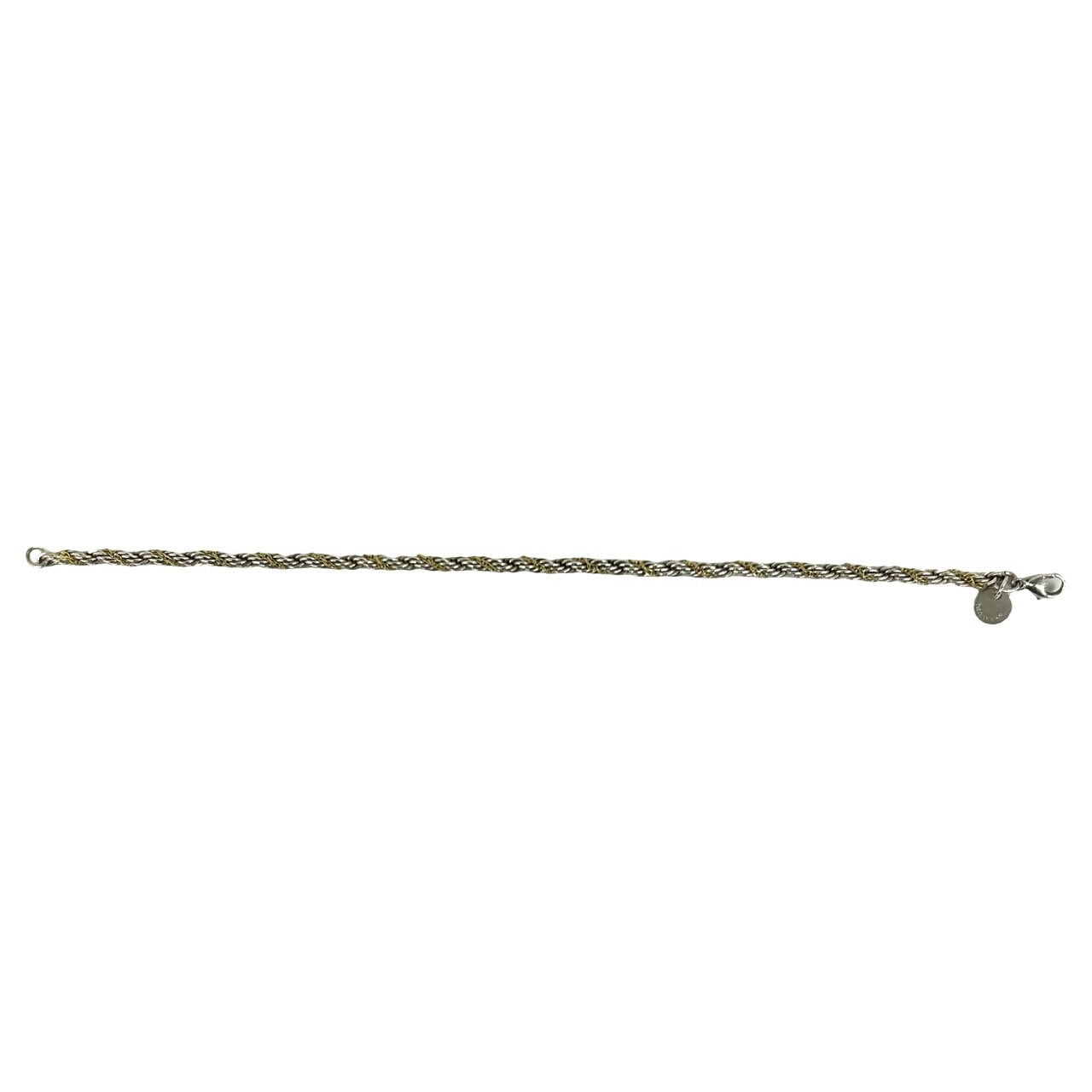 TIFFANY&Co. ティファニー (Vintage) ツイストロープ ブレスレット 925 K18 750YG 6