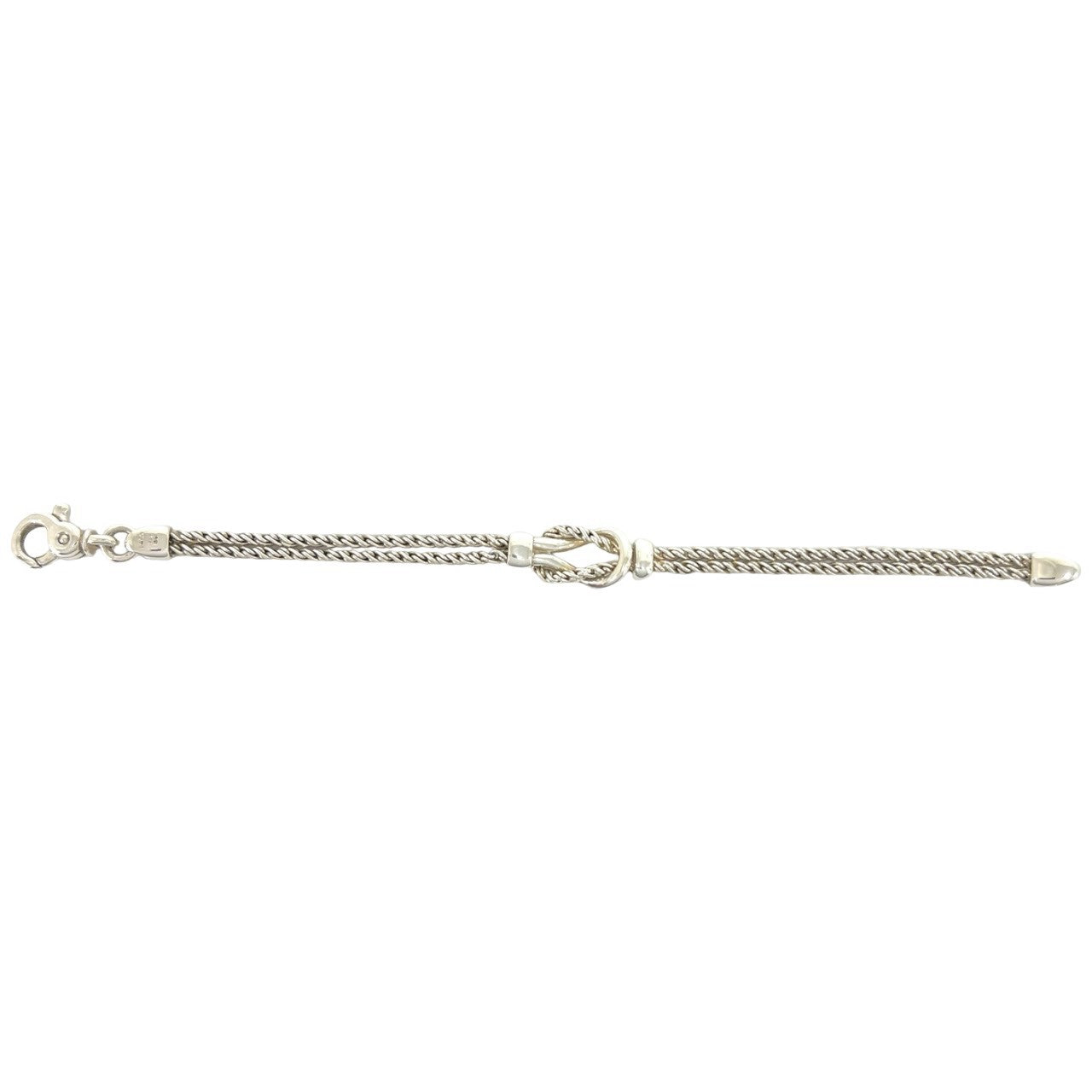 TIFFANY&Co. ティファニー (Vintage) ダブルロープ センターノット ブレスレット 6