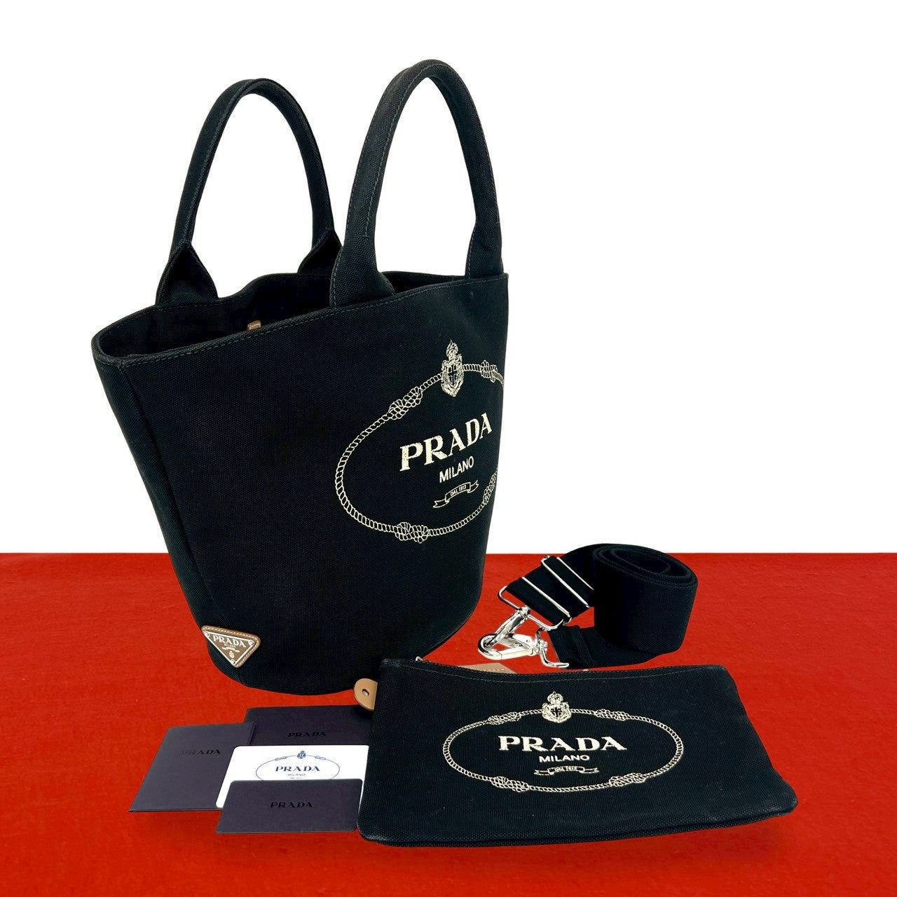 PRADA プラダ カナパ ショルダーバッグ