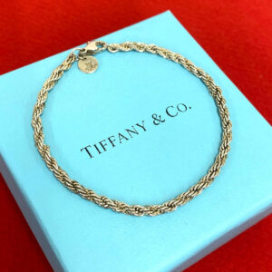 TIFFANY&Co. ティファニー (Vintage) ツイストロープ ブレスレット 925 K18 750YG
