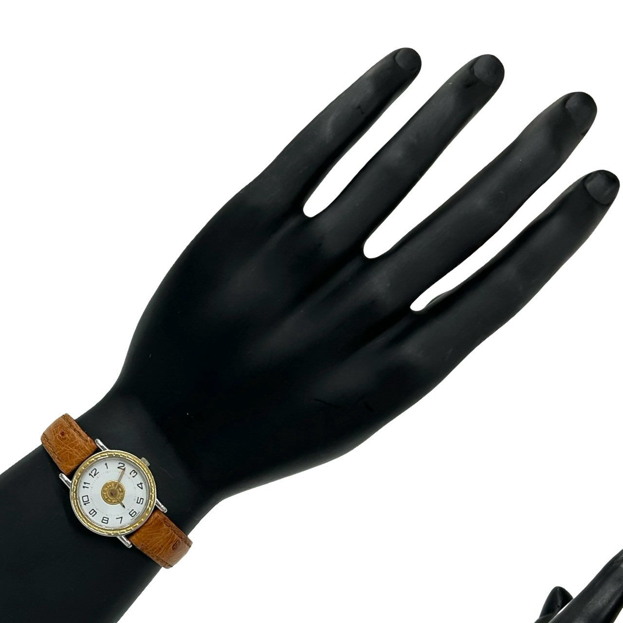 HERMES エルメス (Vintage) セリエ コンビウォッチ 腕時計 オーストリッチ 2
