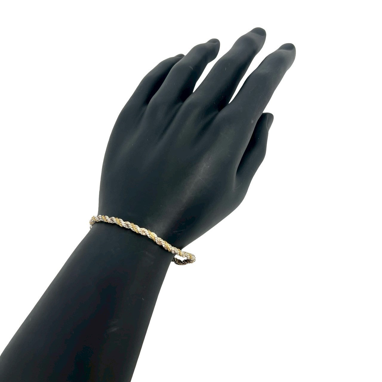 TIFFANY&Co. ティファニー (Vintage) ツイスト チェーン ブレスレット 925 K18 750YG 2