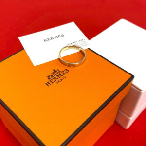 HERMES エルメス エヴァー ヘラクレス リング K18 750PG 指輪