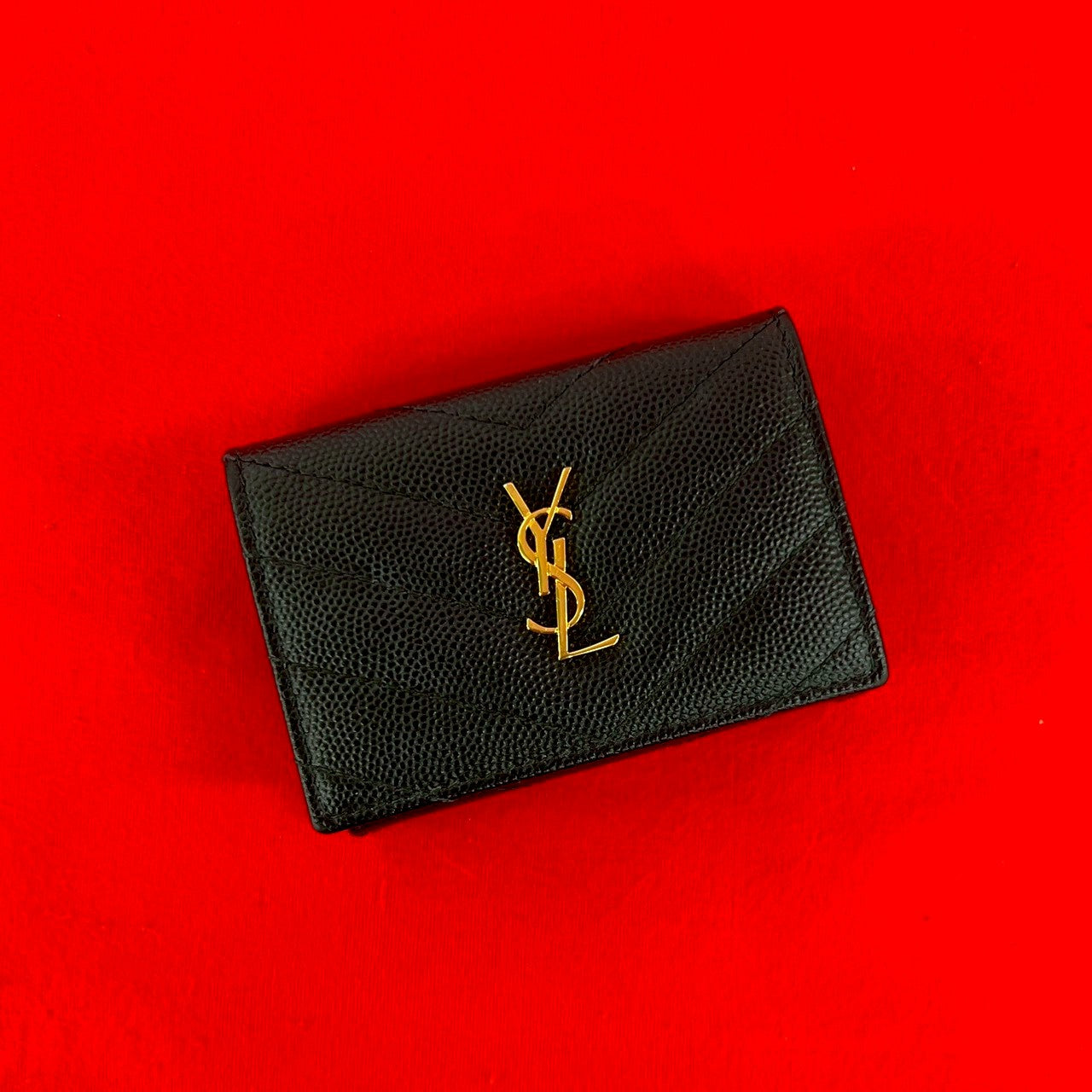 YVES SAINT LAURENT イヴ・サンローラン 三つ折り財布