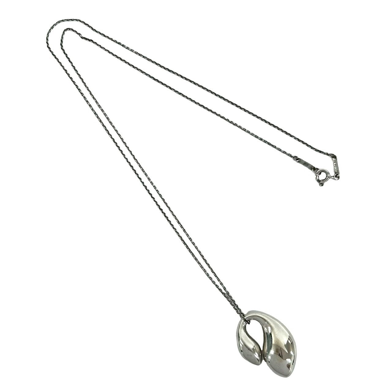 TIFFANY&Co. ティファニー (Vintage) ダブルティアドロップ ネックレス 5