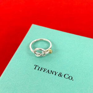TIFFANY&Co. ティファニー ラブノット 925 K18 750YG リング・指輪