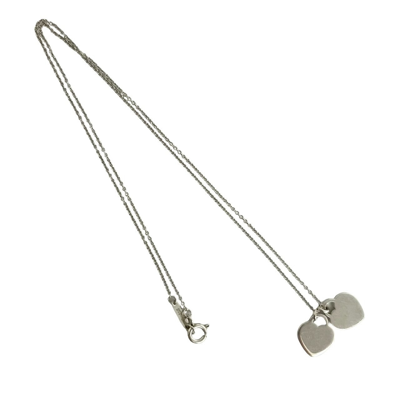 TIFFANY&Co. ティファニー リターントゥ ダブルハート ブルー ネックレス 5