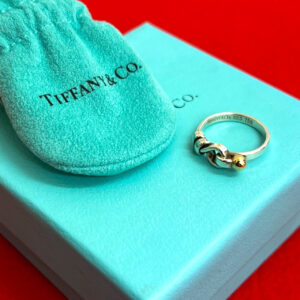 TIFFANY&Co. ティファニー フック＆アイ ラブノット リング 指輪