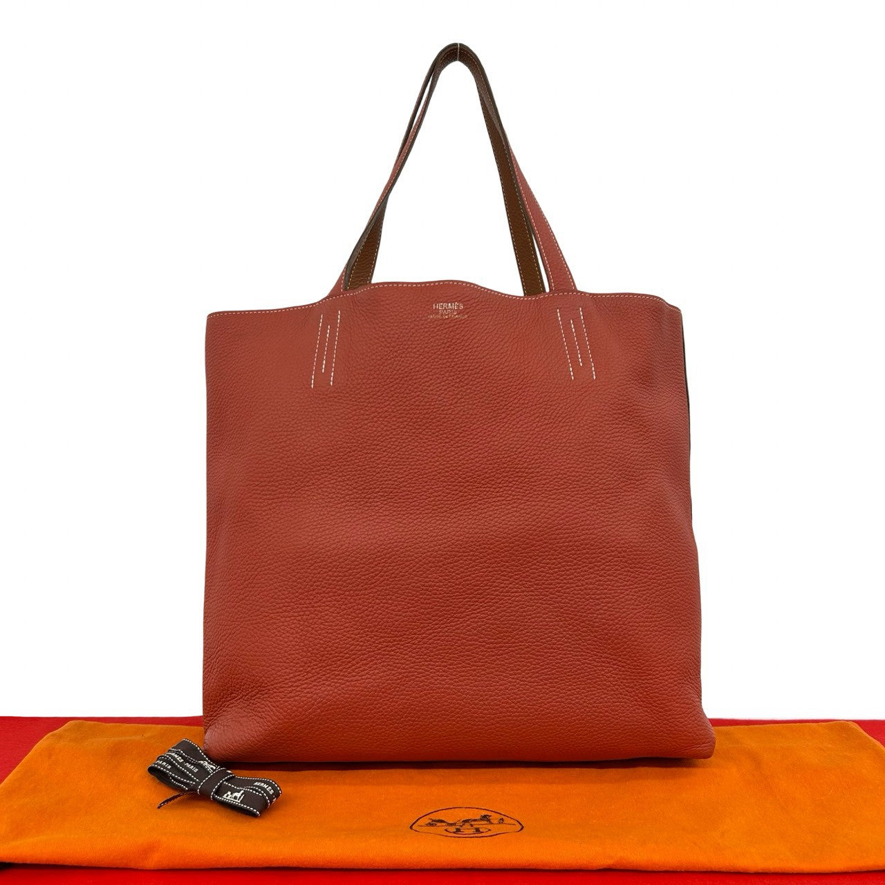 HERMES エルメス ドゥブルセンス 45 トートバッグ トリヨンクレマンス