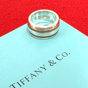 TIFFANY&Co. ティファニー (Vintage) グルーブド ダブルライン リング 指輪 7号