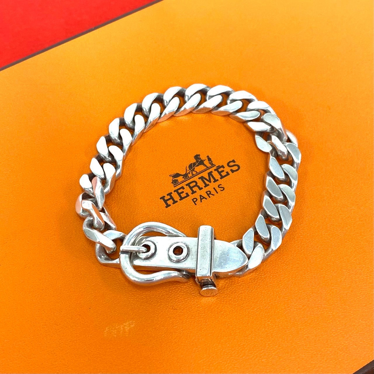 HERMES エルメス (Vintage) ブックルセリエ PM ブレスレット