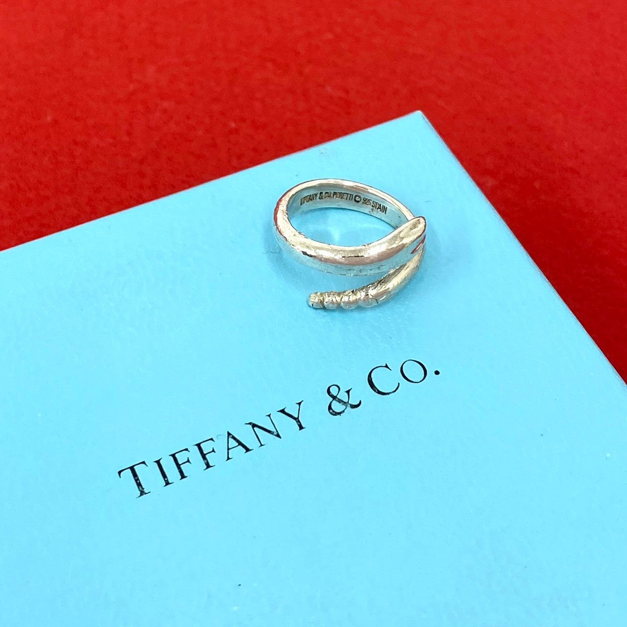 TIFFANY&Co. ティファニー (Vintage) スネーク リング 指輪 5号