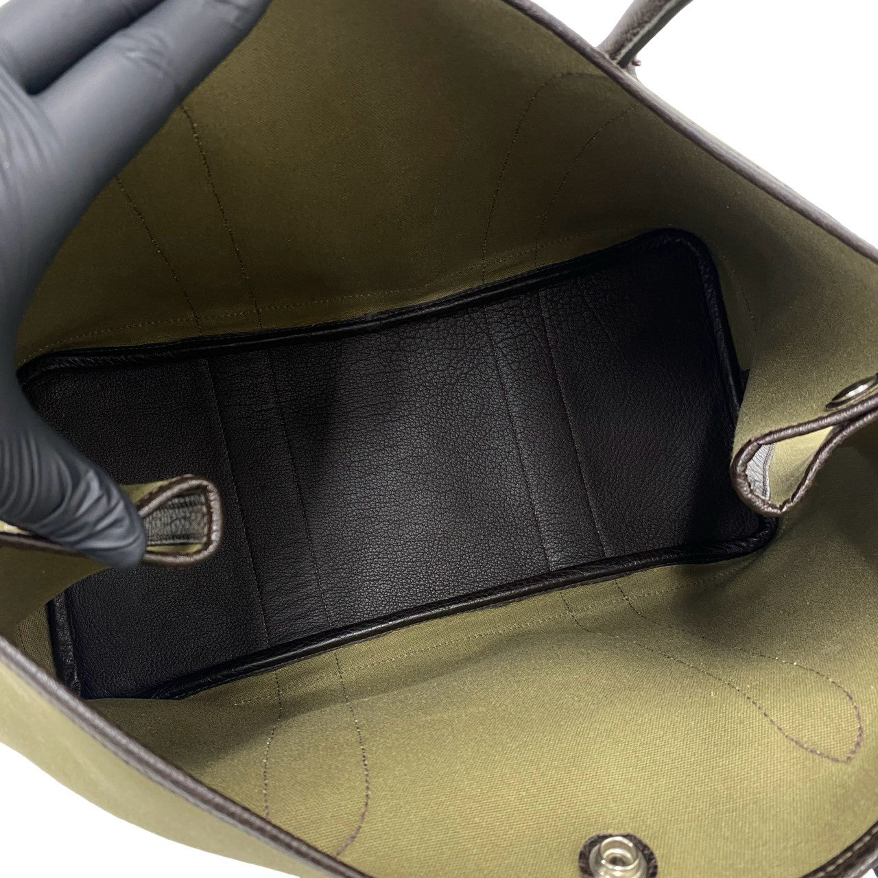 HERMES エルメス ガーデンパーティ PM ハンドバッグ ブッフル 9