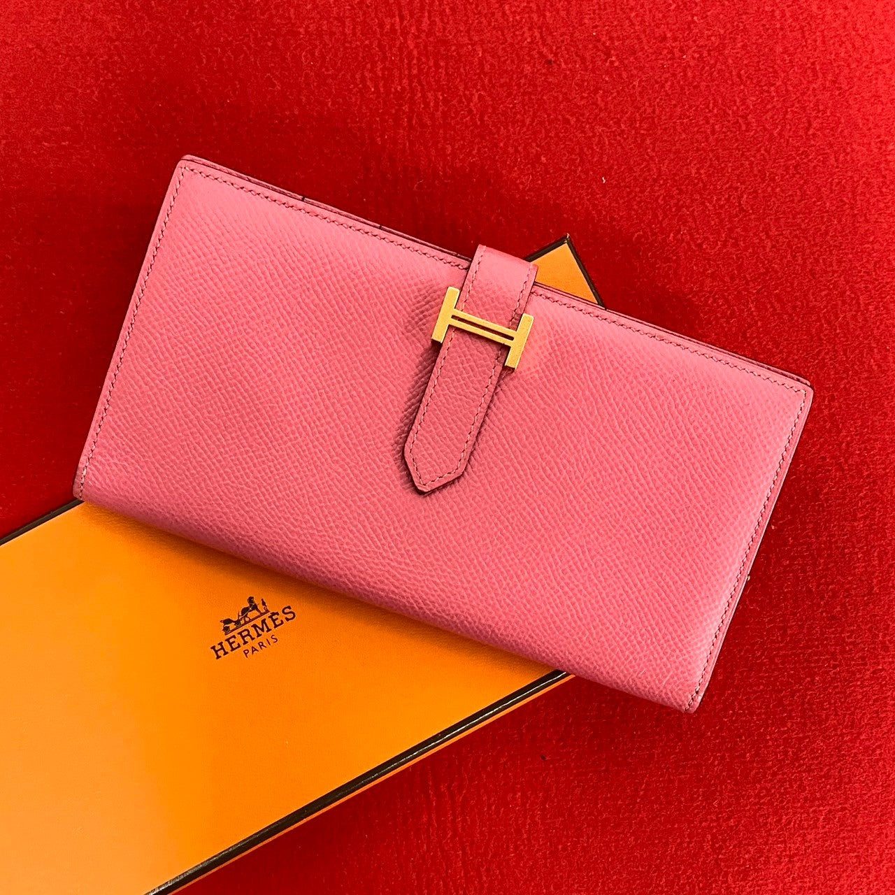 HERMES エルメス ベアン スフレ 長財布 ヴォーエプソン