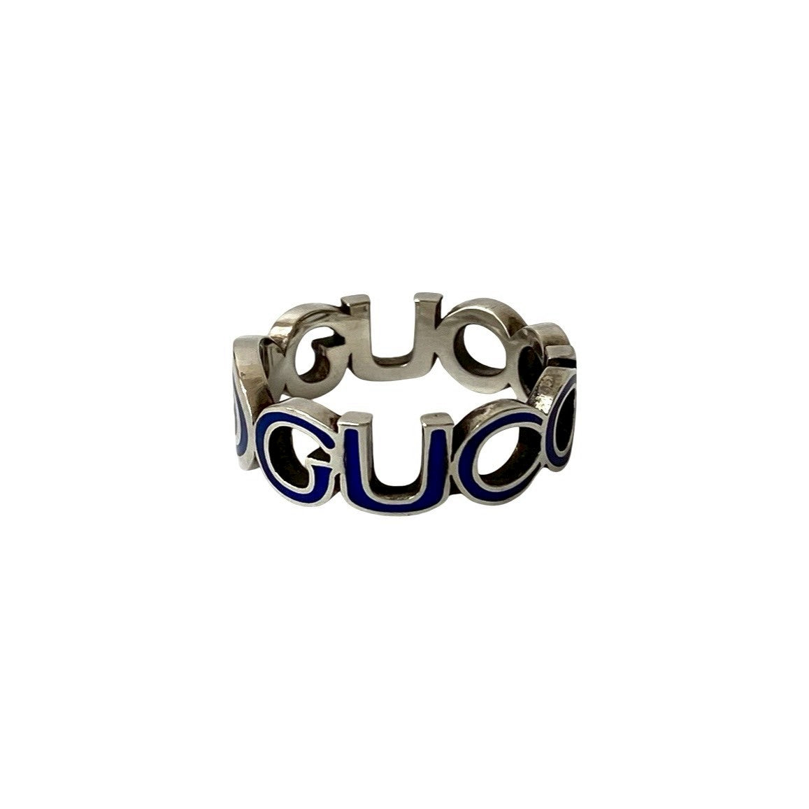 GUCCI インターロッキング G エナメル リング 4