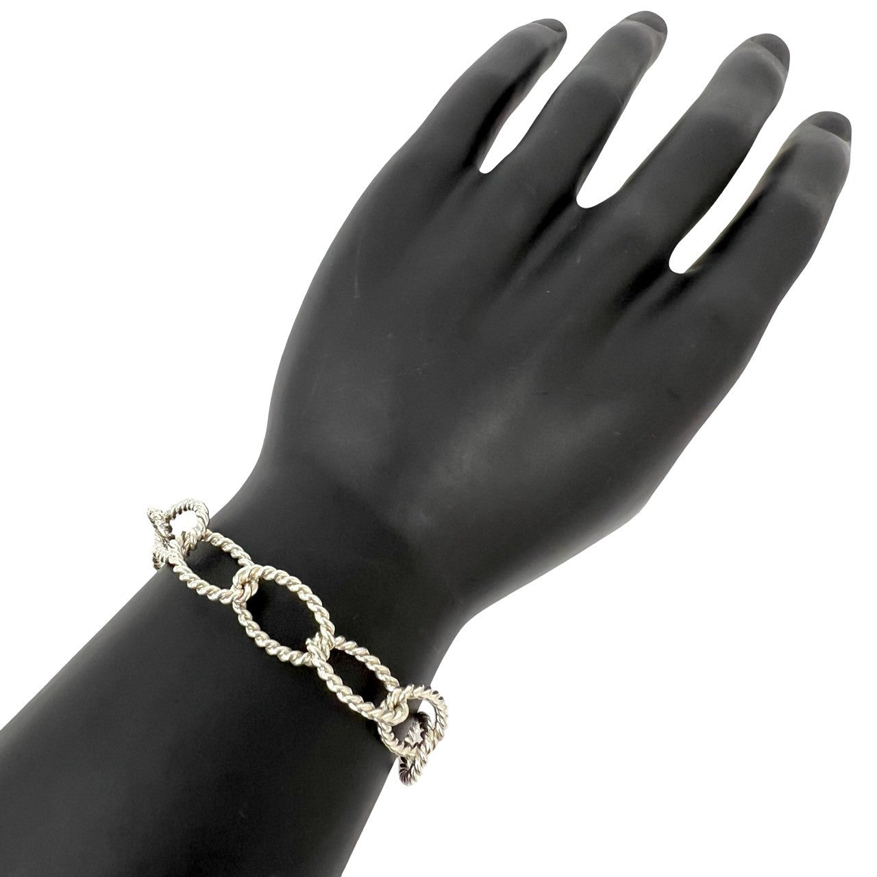 TIFFANY&Co. ティファニー (Vintage) オーバルリンク ツイスト ブレスレット 2