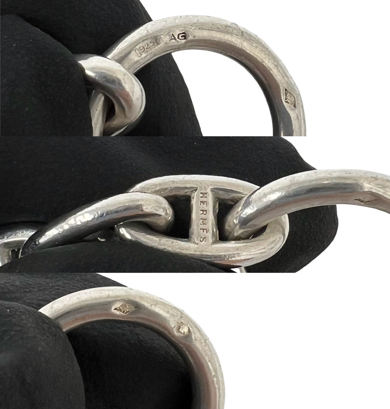 HERMES エルメス (Vintage) シェーヌダンクル PM 17コマ マルジェラ期 ブレスレット 3