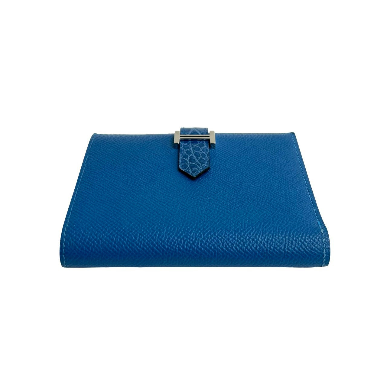 HERMES エルメス ベアン コンパクト 二つ折り財布 アリゲーター ヴォーエプソン 6