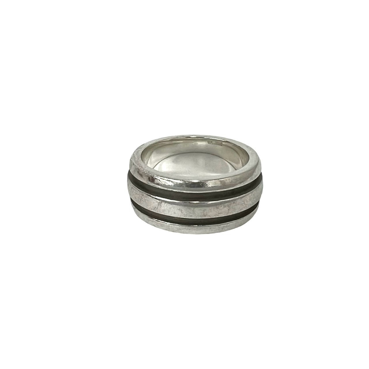 TIFFANY&Co. ティファニー (Vintage) グルーブド ダブルライン リング 指輪 13号 5