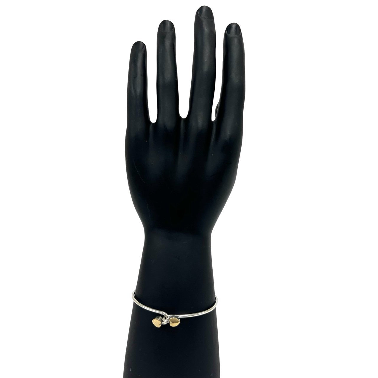 TIFFANY&Co. ティファニー (Vintage) ソリッド ダブルハート ブレスレット 2
