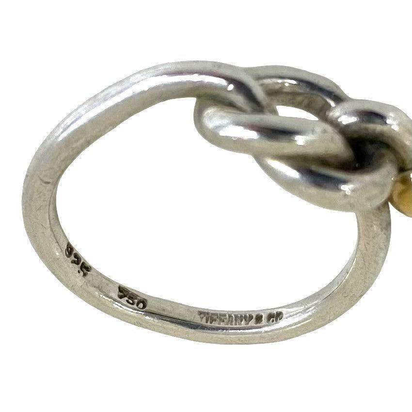 TIFFANY&Co. ティファニー (Vintage) ラブノット リング 指輪 6号 925 K18 750YG 3