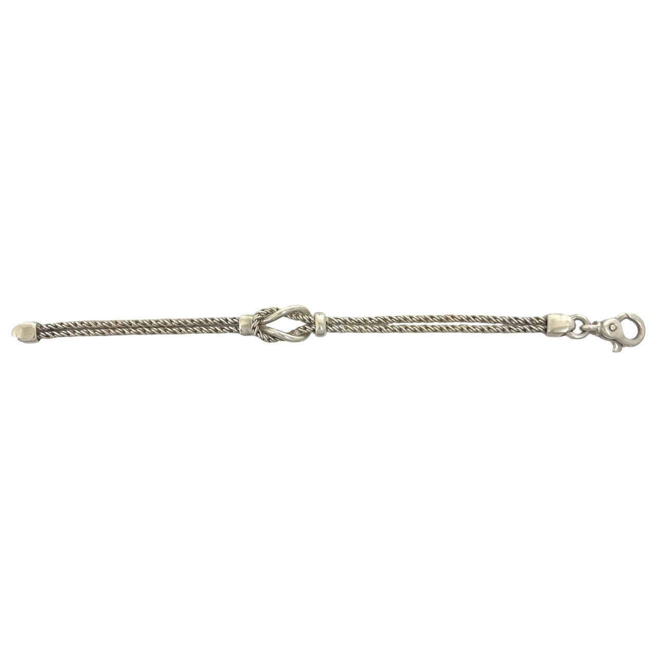 TIFFANY&Co. ティファニー (Vintage) センターノット ダブルロープ ブレスレット 5