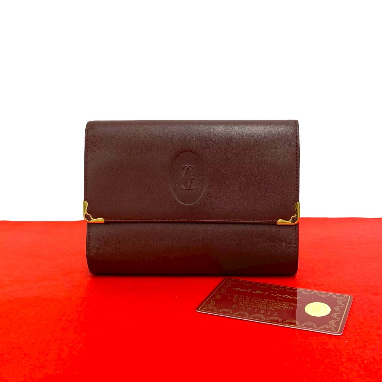 CARTIER カルティエ (Vintage) 三つ折り財布