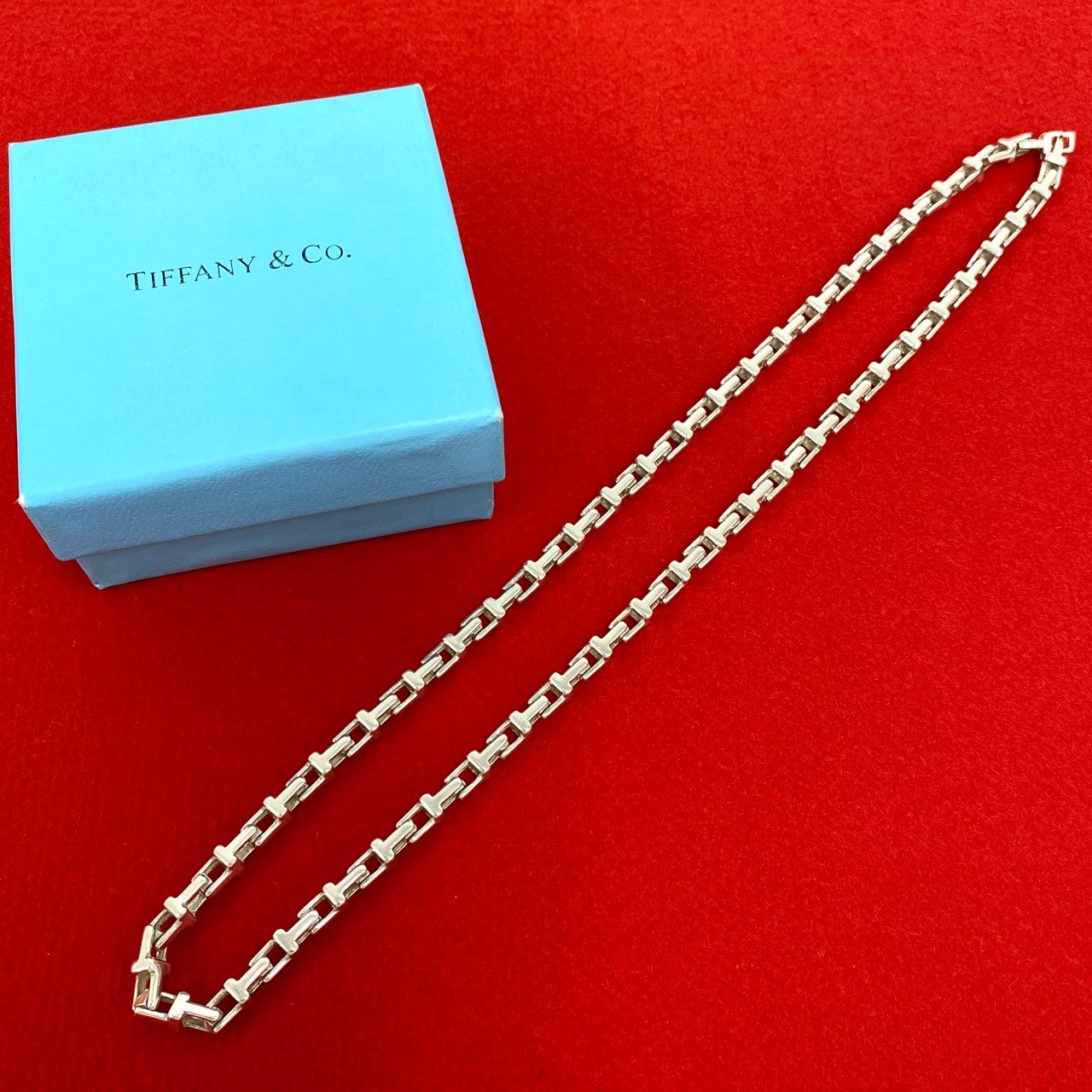 TIFFANY&Co. ティファニー (Vintage) Tナロー ネックレス