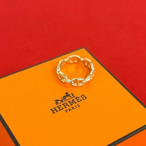 HERMES エルメス シェーヌダンクル アンシェネ PM リング 指輪 13号 表記サイズ #53 K18 750PG